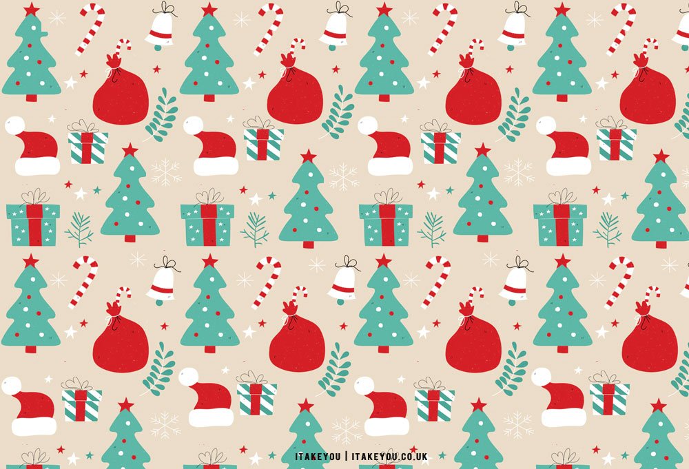 Stylish Preppy Christmas Wallpaper Ideas